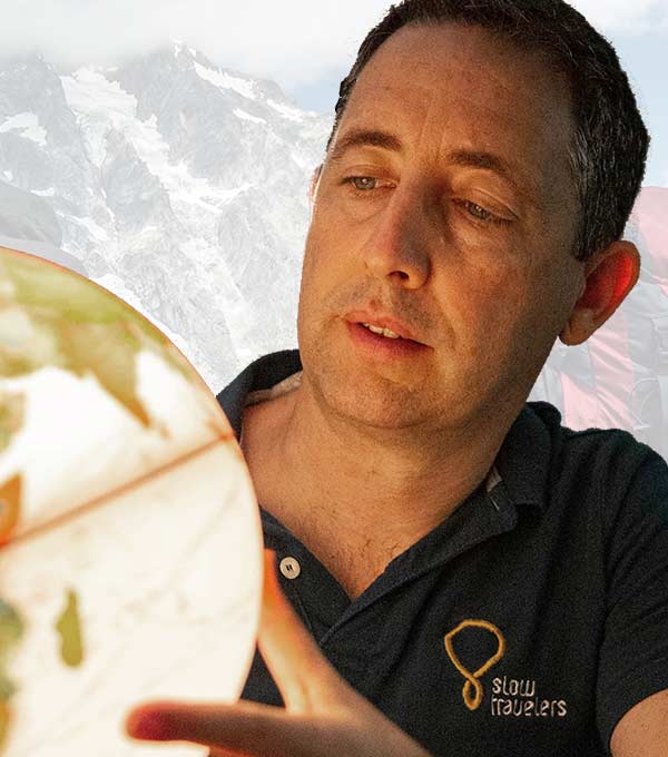 Antonio Jimenez, criador dos roteiros autorais da SlowTRAVELERS