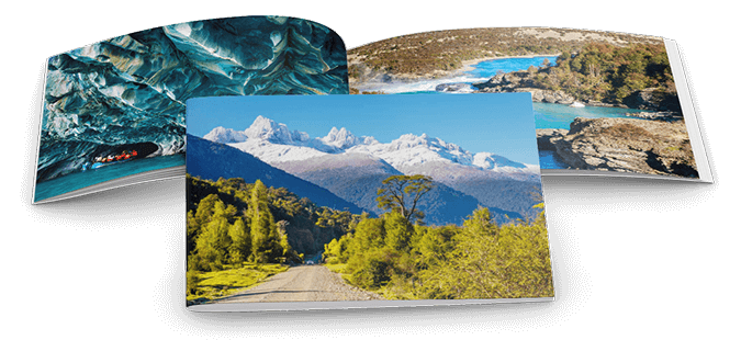 mockup do roteiro da Carretera Austral em formato PDF
